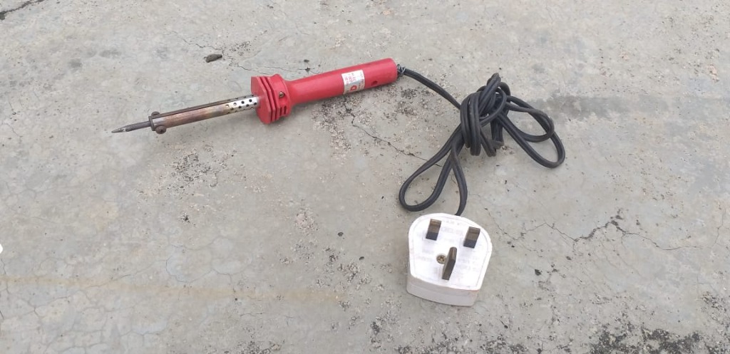 Hakko red cheap soldering iron
