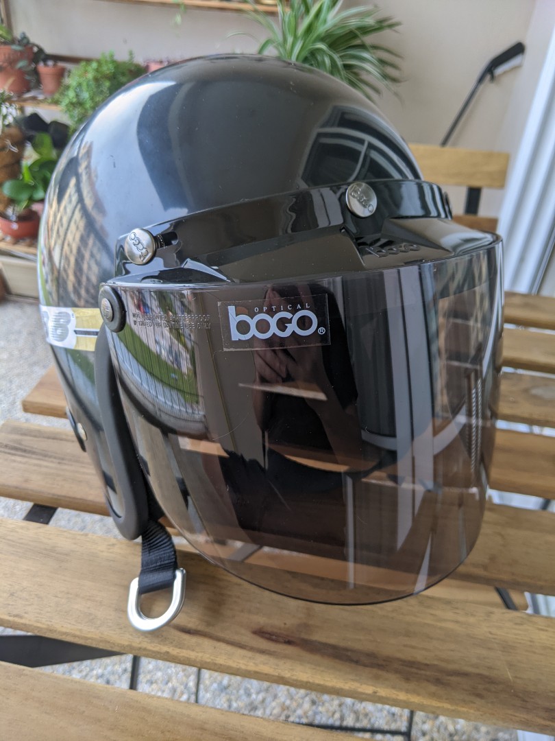 Helmet motor outlet