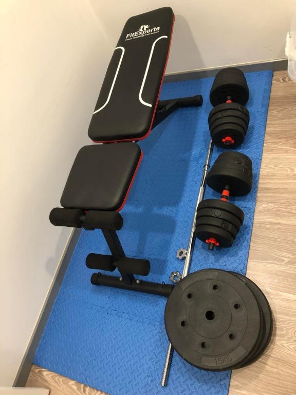 Weight bench pole sales