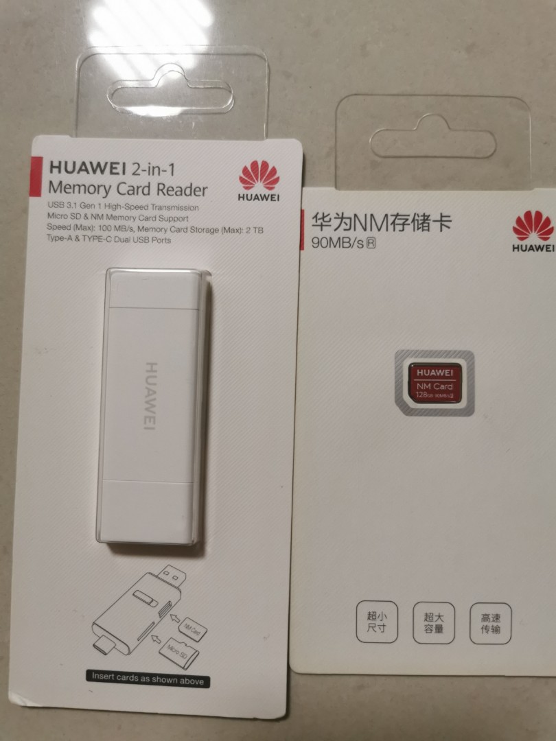 Huawei 128GB NM Card & memory card reader, Mobile Phones & Gadgets