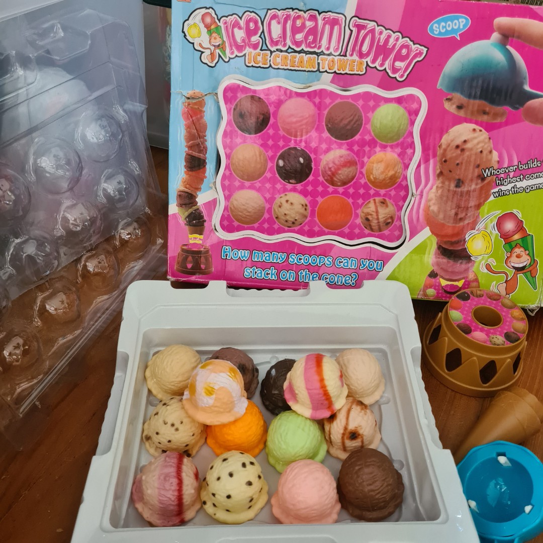 Ice cream 2025 tower toy