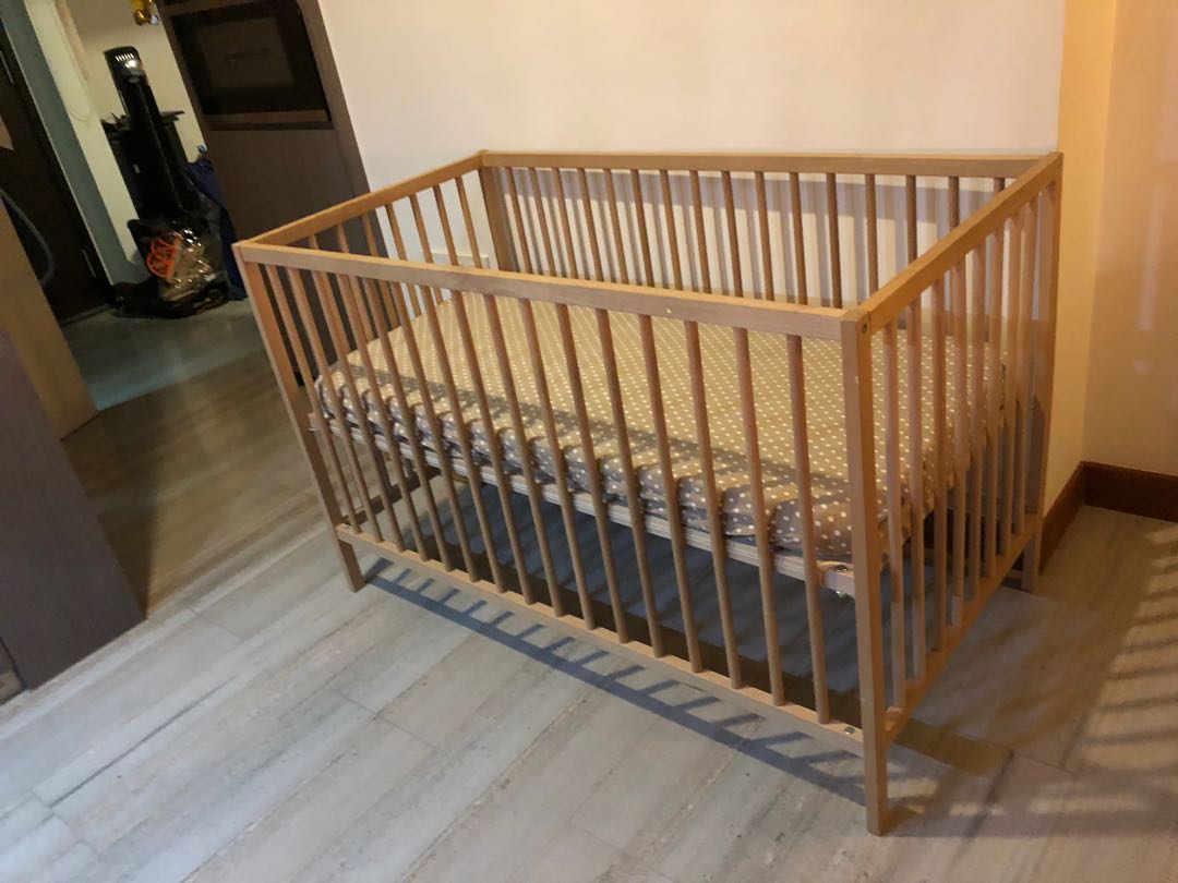 Ikea baby bed 60x120cm, Babies & Kids, Baby Nursery & Kids Furniture