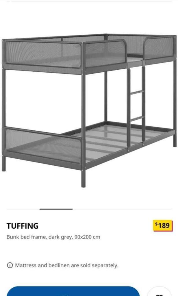Ikea Bunk Bed Furniture Home Living, Ikea Metal Frame Bunk Bed Instructions