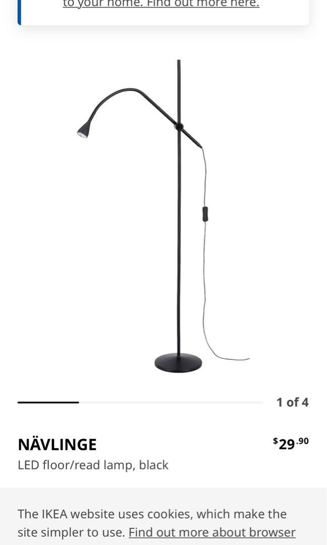 IKEA Floor Lamp Stand NAVLINGE, Furniture & Home Living, Lighting