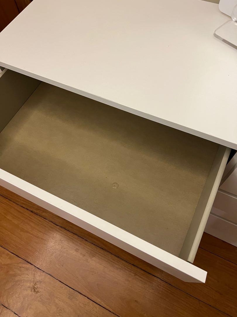 IKEA Malm 6 drawer dresser white160x78 cm 63x30 3 4
