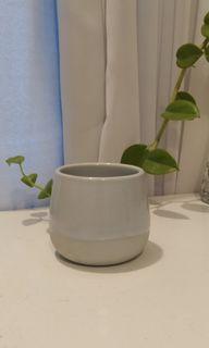 IKEA planter pots two tone stoneware 6.5x7cm
