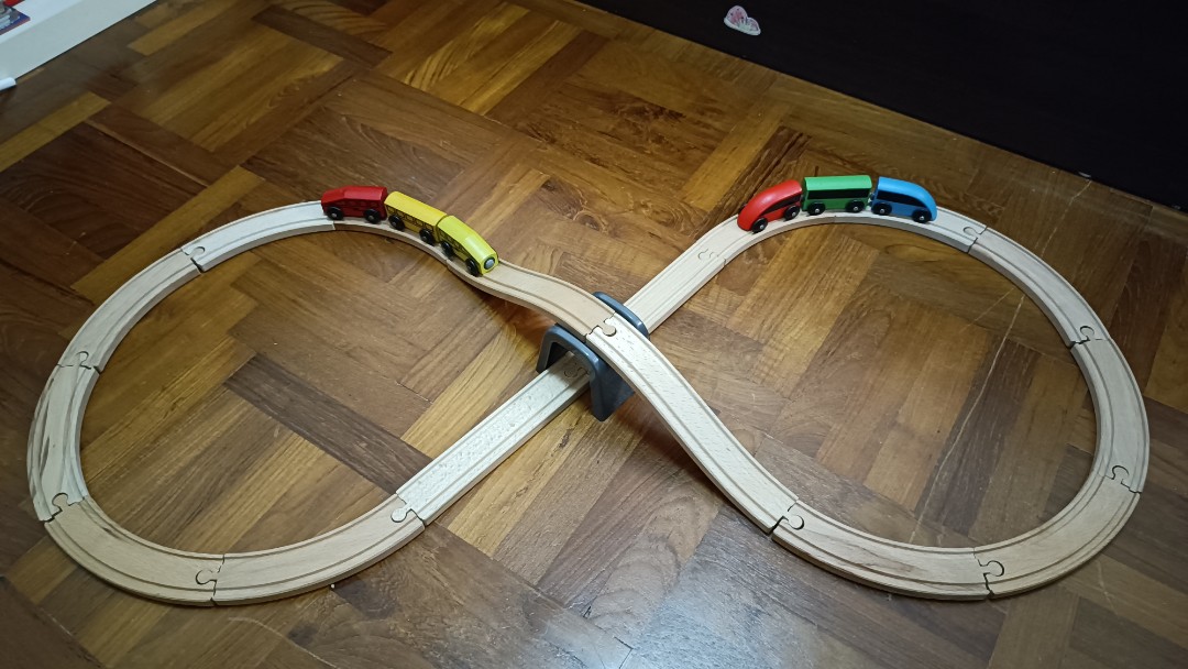Ikea Train Track set, Hobbies & Toys, Toys & Games on Carousell