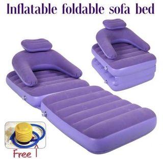 INFLATABLE FOLDABLE SOFA BED