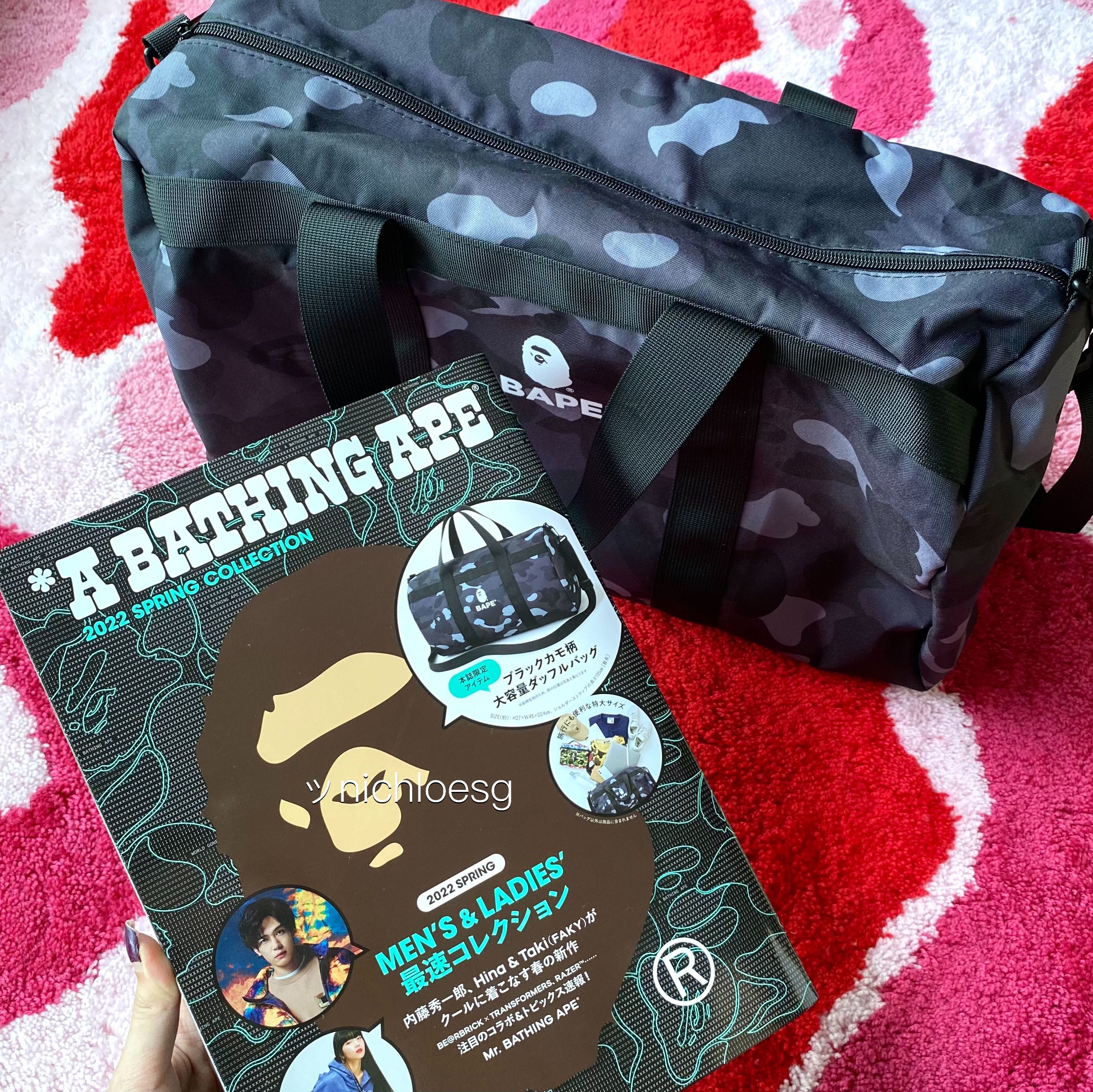 Instock Bape E Mook A Bathing Ape 22 S S Collection Men S Fashion Bags Sling Bags On Carousell