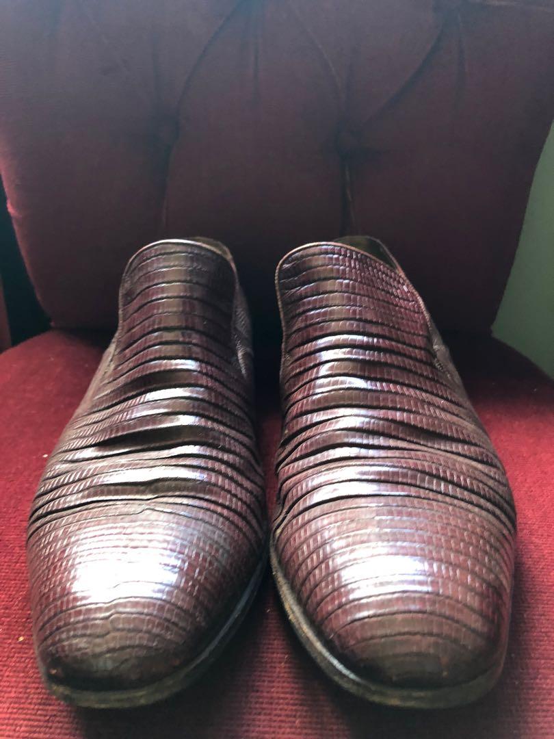 Real snakeskin dress shoes store