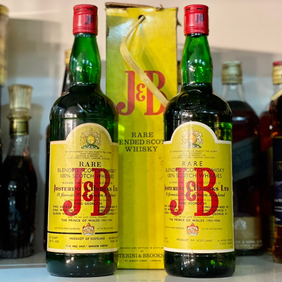 J&B Blended Scotch Whisky - 1980s (40%, 300cl) – Old Spirits Company