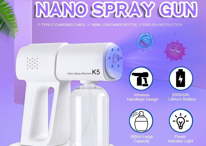 Nano spray sanitizer