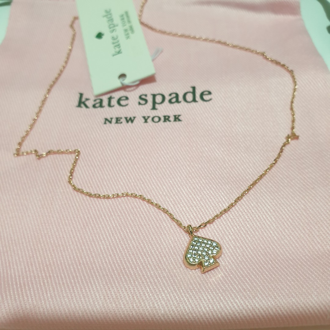 Kate spade rose gold necklace, Women's 