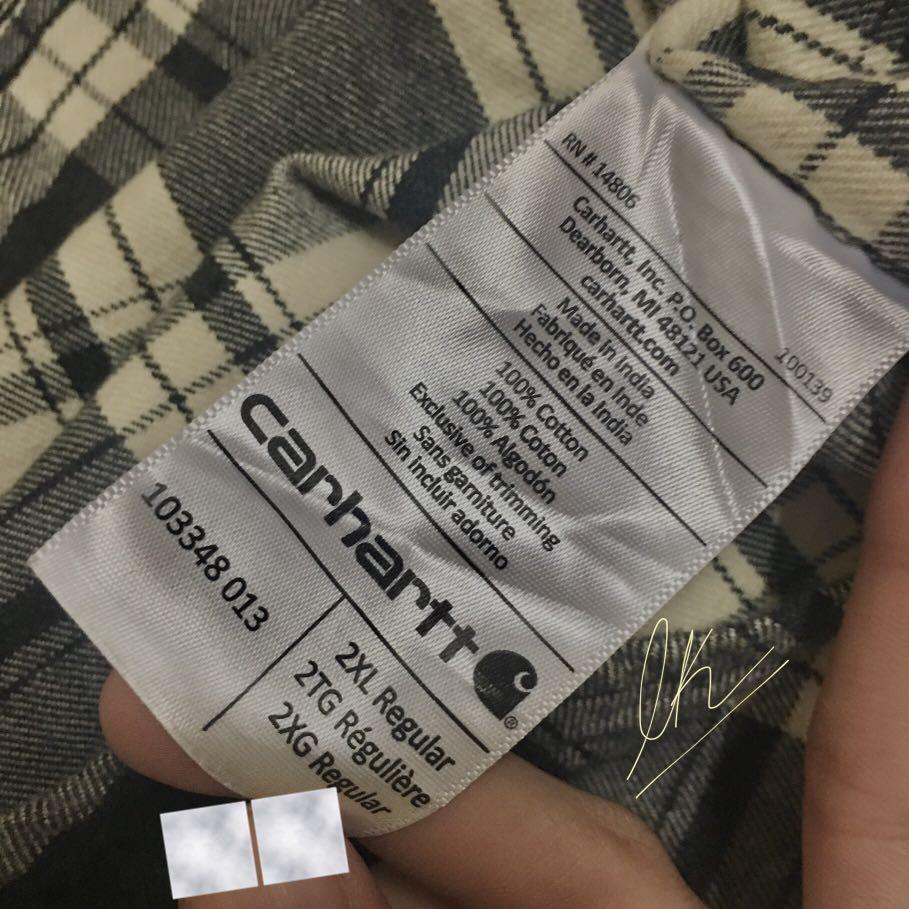 Kemeja flannel carhartt double pocket plussize Women s Fashion