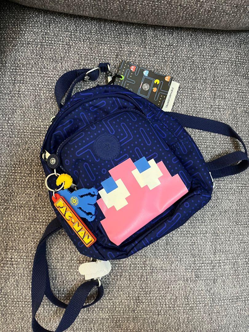 Kipling pac man limited edition mini backpack Women s Fashion