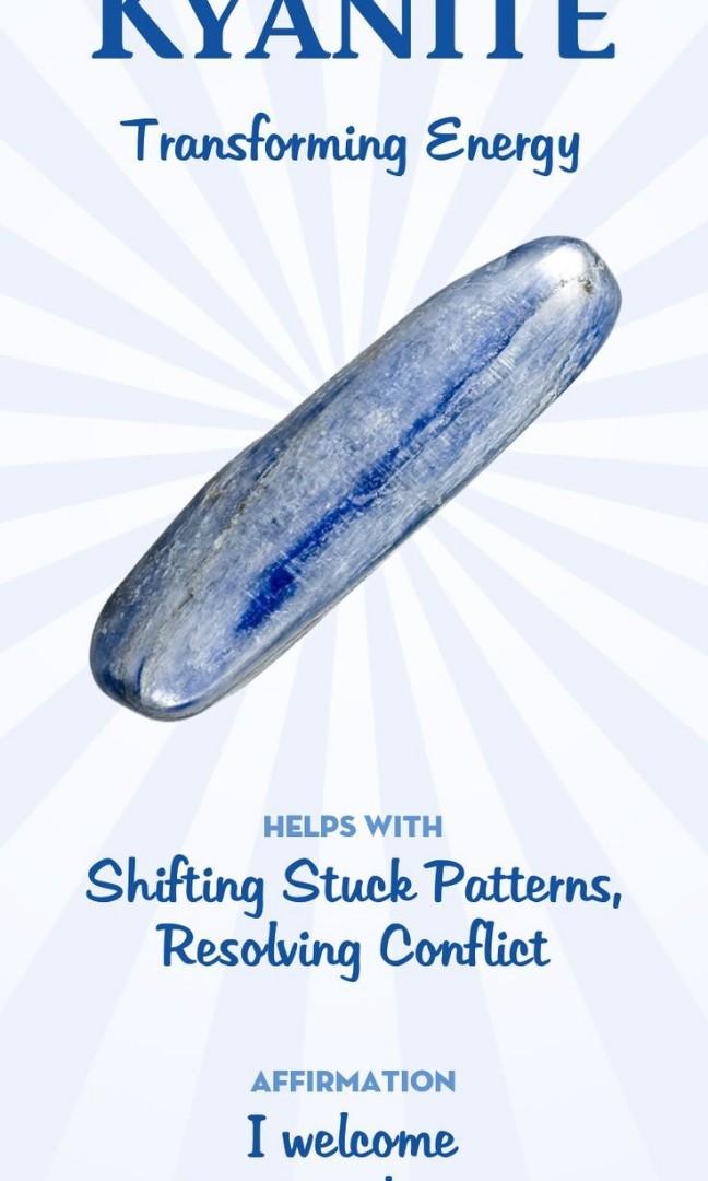 Kyanite with Sodalite crystal bracelet (Category: Bracelets) located in Quezon City. Submitted by _quaintrelleshoppe_ (Listing ID 1139372402, Image 3). Description: Usher in blessings and abundance this Chinese New Year! Crystals emit positive, uplifting, energizing, and calming vibrations that help you achieve a more peaceful mind and a revitalized physical state of being..