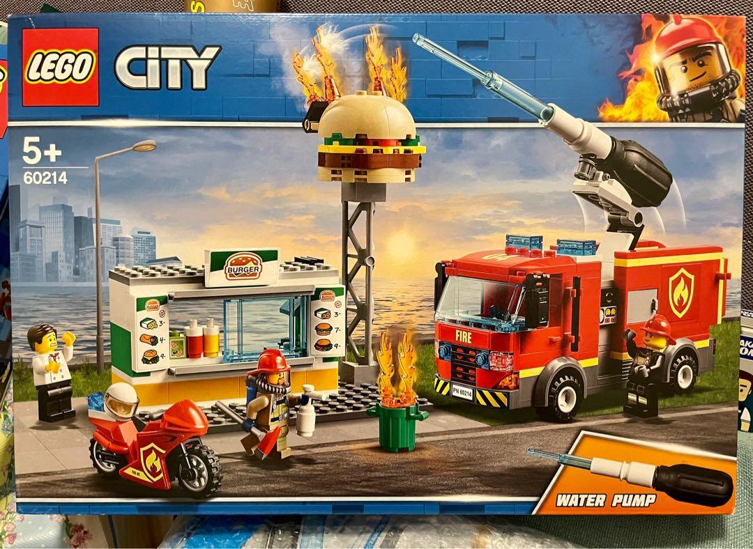Lego City 消防車漢堡飽店 興趣及遊戲 玩具 遊戲類 Carousell
