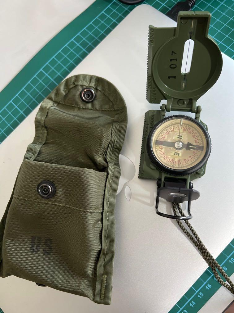 Lensatic Compass Made in USA Sports Equipment Hiking Camping