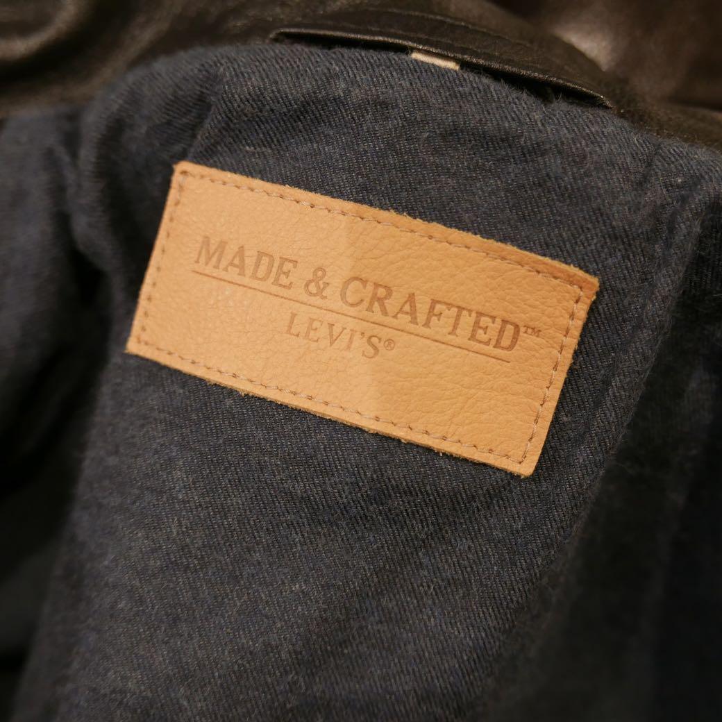 Levis made and shop crafted leather jacket
