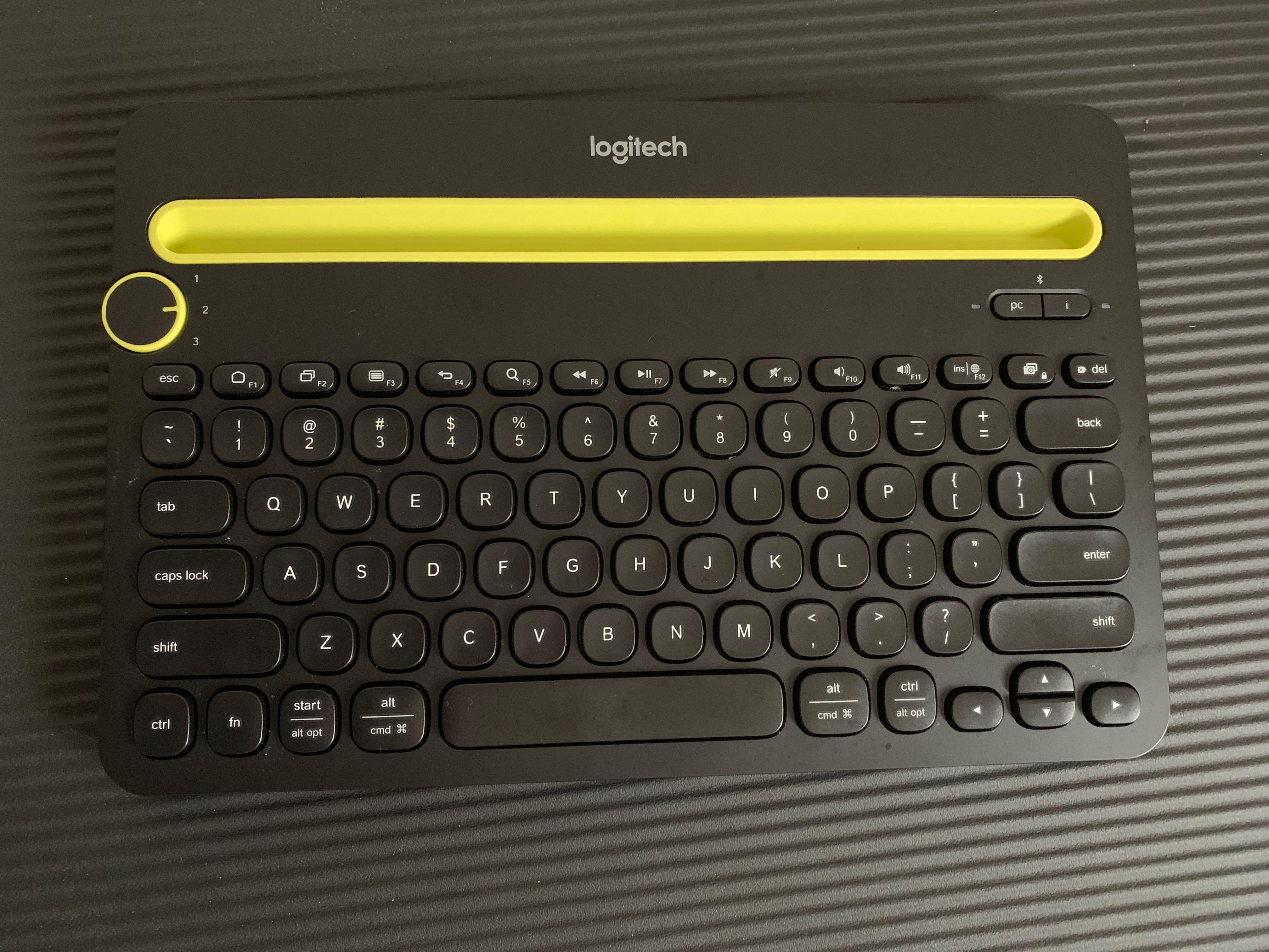 Logitech 480 wireless keyboard, 電腦＆科技, 電腦周邊及配件, 電腦鍵盤及相關產品 Carousell