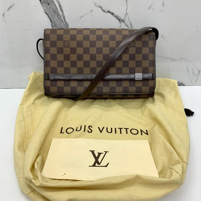 AuthLouis Vuitton Damier Tribeca Long Shoulder Bag Hand Bag N51160 Used