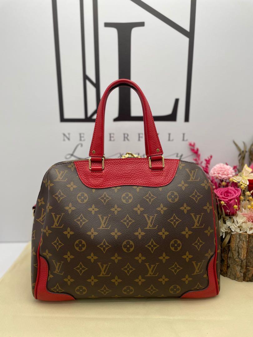 Louis Vuitton Retiro NM Red, Luxury, Bags & Wallets on Carousell