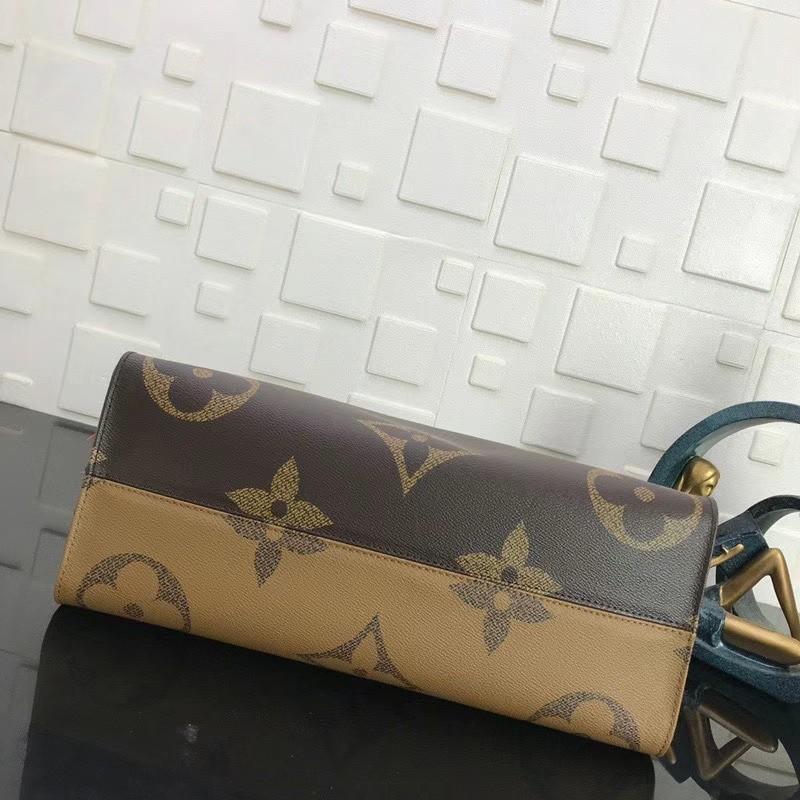Lv on the go reverse monogram shopper bag (Category: Luxury Bags & Wallets) located in Makati City. Submitted by luxurbagonlineshop (Listing ID 1139186815, Image 3). Description: large 41cm 3500 medium 35cm 3000.