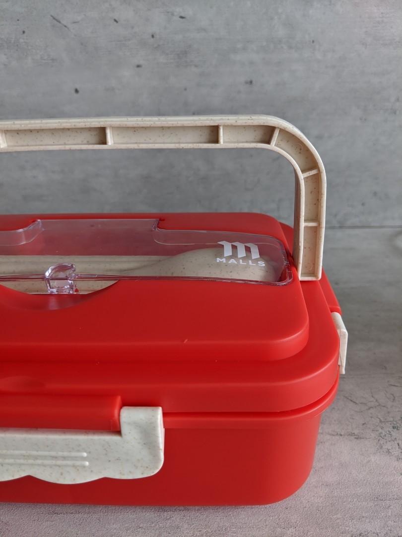 M Malls lunch box (inclusive of chopsticks and spoon), Furniture & Home