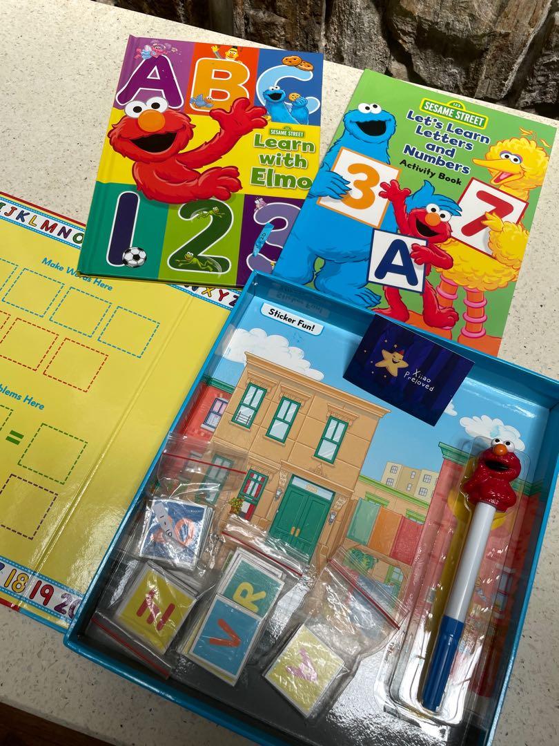 Nett elmo alphabet/letter, number, phonics lengkap, Bayi & Anak, Mainan & Baby Walker