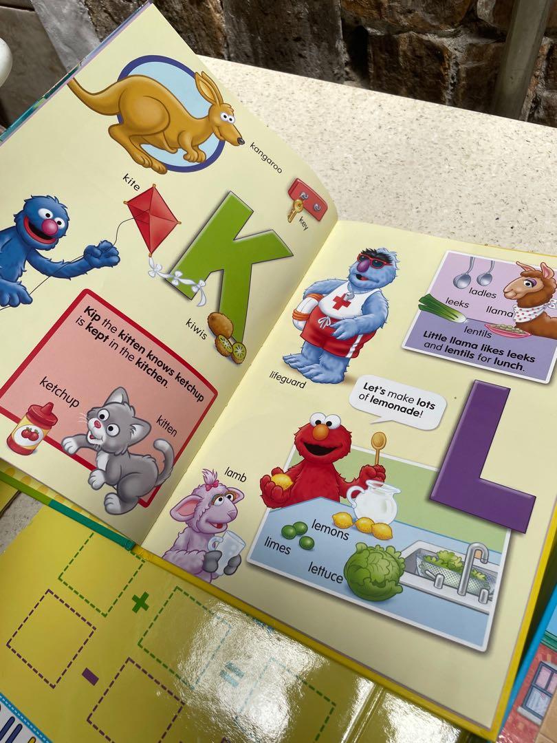 Nett elmo alphabet/letter, number, phonics lengkap, Bayi & Anak, Mainan & Baby Walker