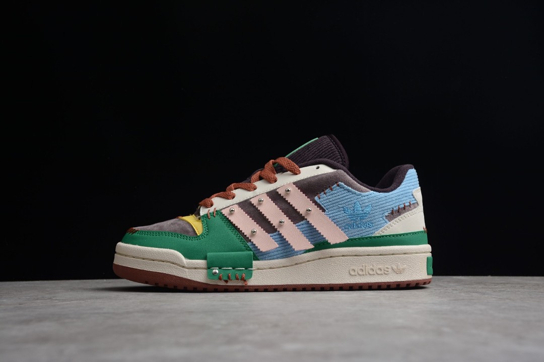 Melting Sadness x Adidas Forum Exhibit Low Blue Pink, Women's