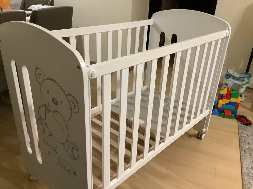 Micuna Sweet Bear Baby Cot (Spanish make), Babies & Kids, Baby Nursery