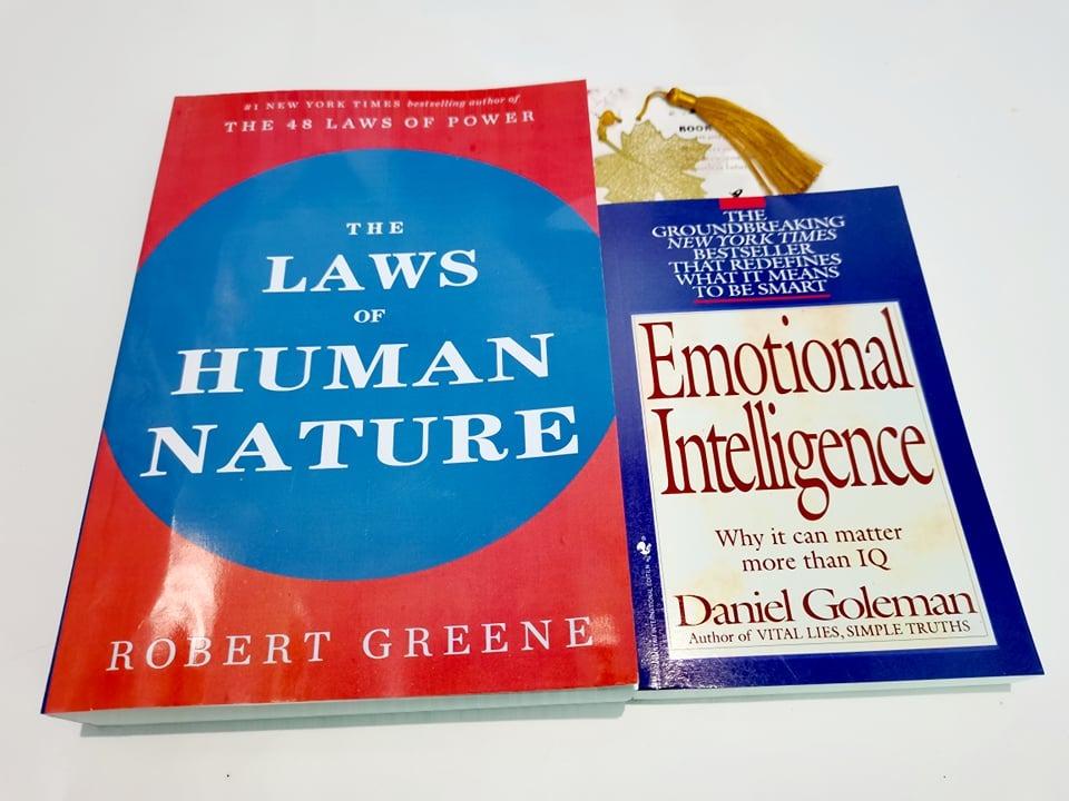 Mindset & The Laws of Human Nature Bundle (Category: Storybooks) located in Mandaluyong City. Submitted by pattotie_bookshop (Listing ID 1139261370, Image 1). Description: Mindset The Laws of Human Nature Bundle - 700 MOD : Lalamove, Grab, Toktok, LBC, Gogo Express, Shopee Checkout MOP : Gcash, Bank Transfer or COD Payment Open for meet up: Bdo kalentong, JRU Sealed Books Brand New Paperback.