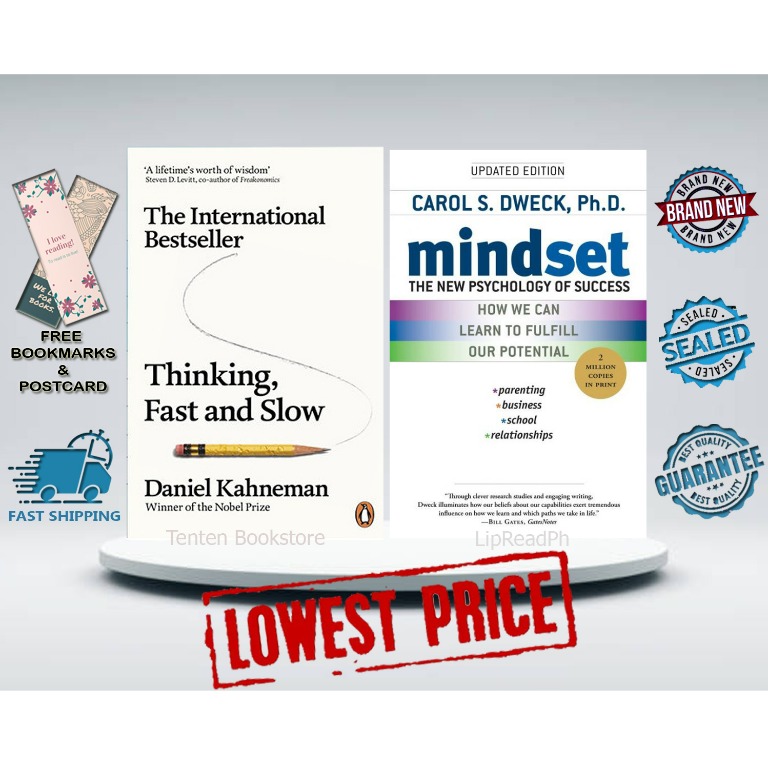 Mindset and Thinking Fast and Slow Bundle, Hobbies & Toys, Books ...
