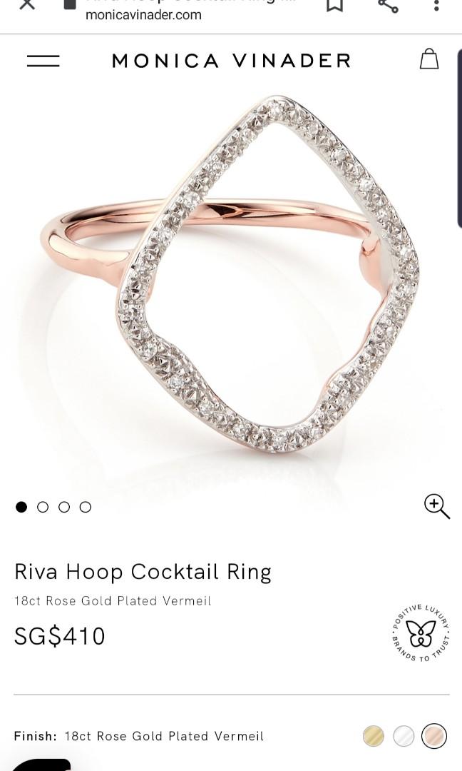 Riva hoop on sale cocktail ring