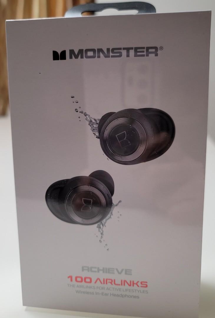 Monster Achieve 100 Airlinks 真無線耳機, 音響器材, 耳機 Carousell