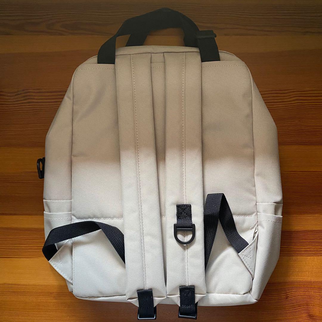 MUJI backpack with adjustable handles A4, Women's Fashion, Bags