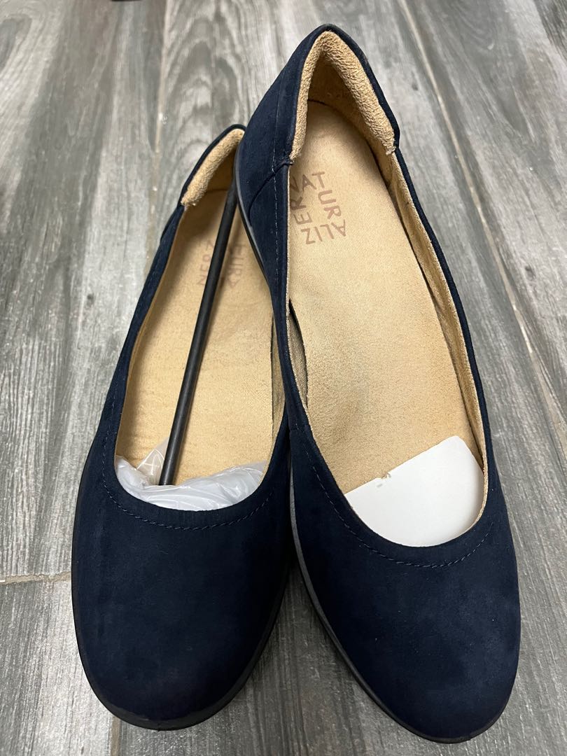 Naturalizer Flexy Flats in Inky Navy Suede Women s Fashion