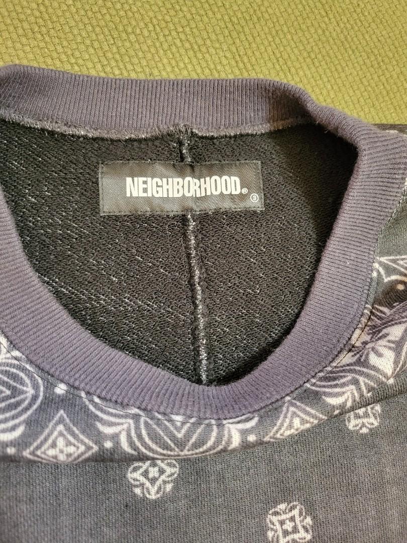 NEIGHBORHOOD BANDANA CHOPPED EC-CREW LS SIZE 03 L, 男裝, 上身及