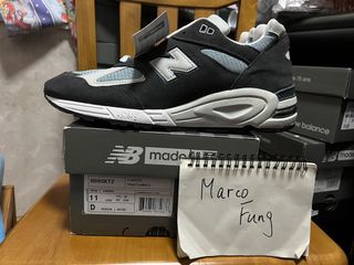 New Balance 990v2 990NV2 NavyUS11, 男裝 