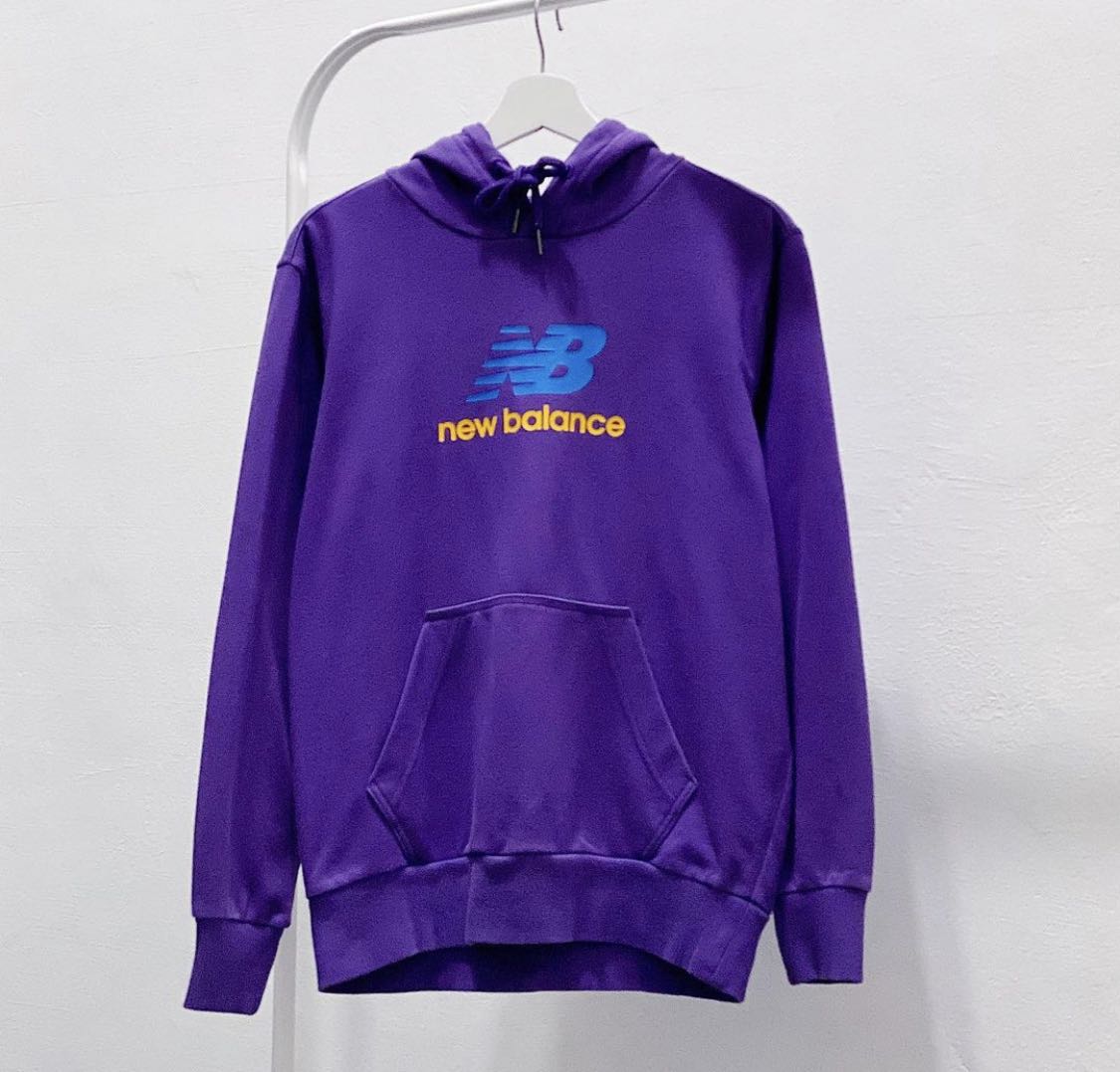 New balance hoodie purple