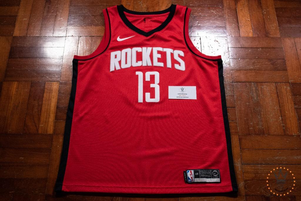 Nike James Harden Houston Rockets Black Jersey Youth Sz Medium