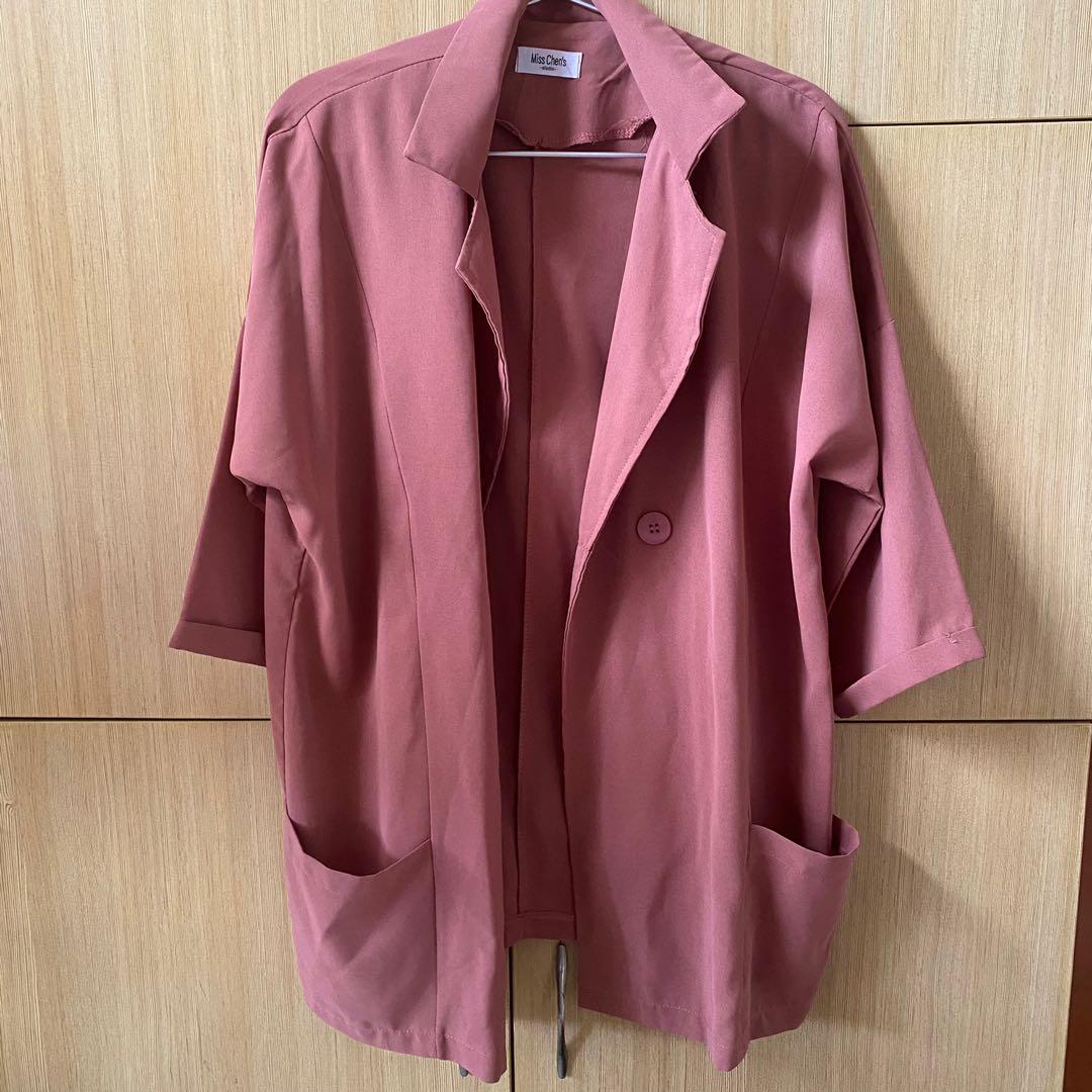 Old new arrivals rose blazer