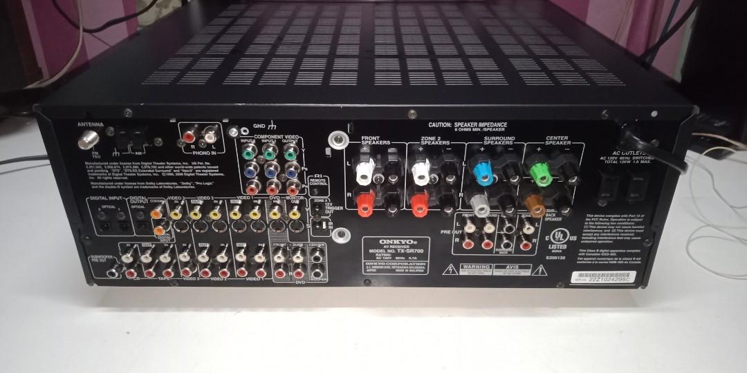 Onkyo TXSR700 6.1 Av Receiver, Audio, Soundbars, Speakers & Amplifiers