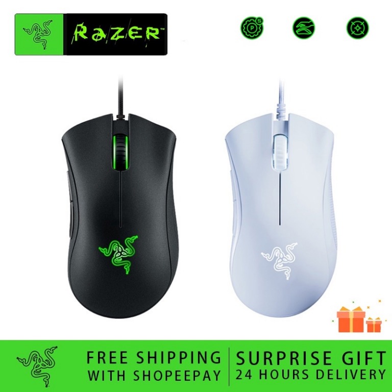 Original Razer Mouse DeathAdder Essential - Essential Gaming Mouse PC ...