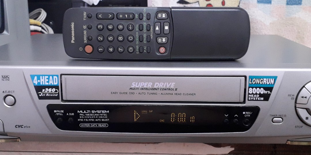Panasonic AG-1320P 4-Head Video Cassette Recorder VHS Player *NO remote* 