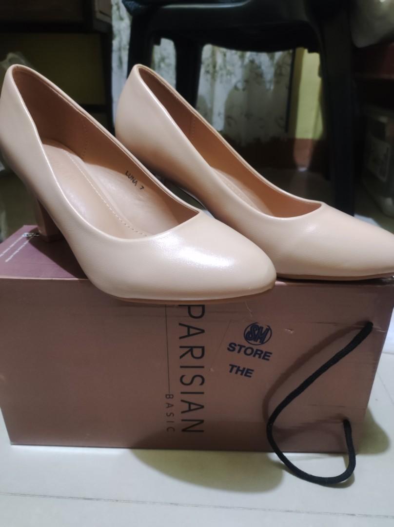 Parisian Nude Heels Women s Fashion Footwear Heels on Carousell