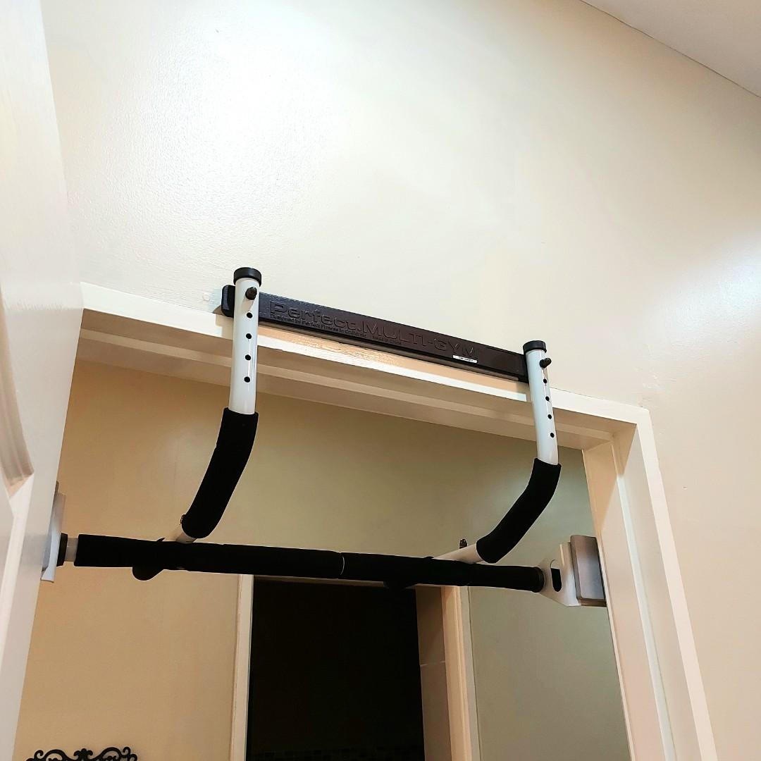 Perfect Pullup Bar Multi-Gym Complete Upper Body Workout, Sports ...