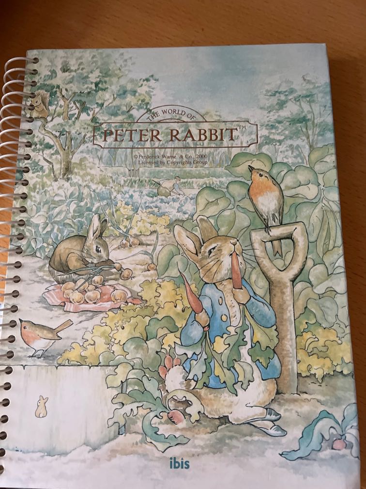 Peter Rabbit 筆記簿, 興趣及遊戲, 書本 & 文具, 補充練習 - Carousell