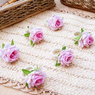 Pink flower napkin holder